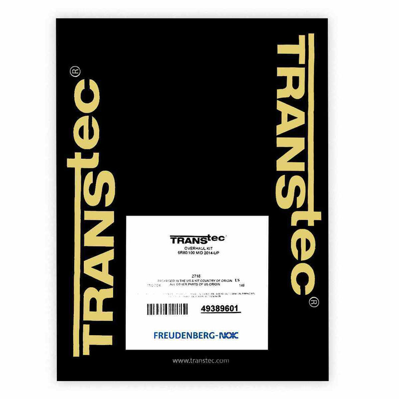 Overhaul Kit Transtec 6R80 6R100 2nd Generation Mid 2014/UP