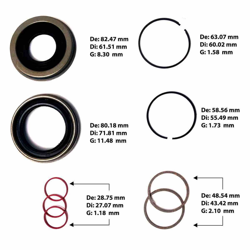 Overhaul Kit Transtec 6R80 6R100 2nd Generation Mid 2014/UP