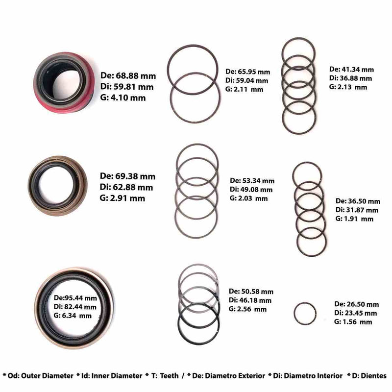 Overhaul Kit With Piston 10L80 10L90