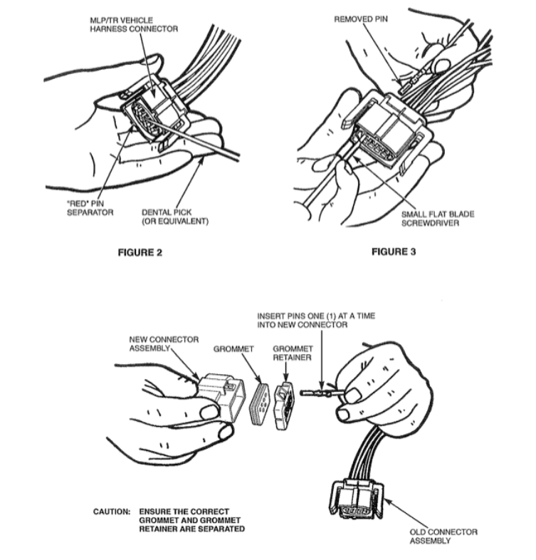 Switch MLPS 8 Pin Analog Update Kit E4OD 1989/96
