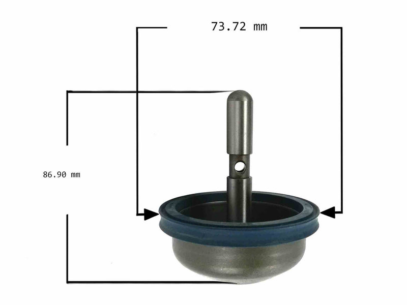 Piston Overdrive Clutch (Blue Dot) (Single Lip) Hi-Per Blue 5R55W 5R55N 5R55S