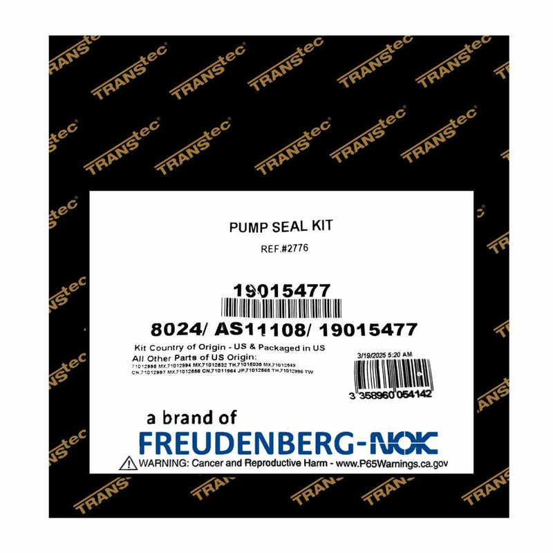 Power Steering Pump Seal Kit Ford Lincoln Mazda Mercury