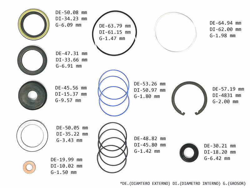 Power Steering Gear Seal Kit Transtec Nissan Pathfinder 1991/92 Truck 1991/93
