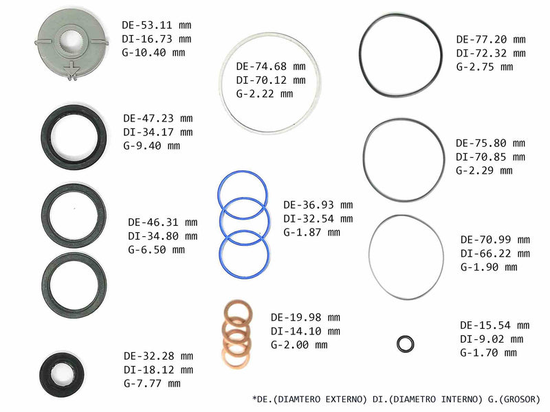 Power Steering Gear Seal Kit Nissan 1993/99