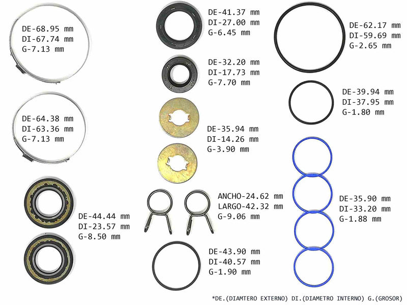 Power Steering Rack and Pinion Kit Transtec Camry Celica 1987/91