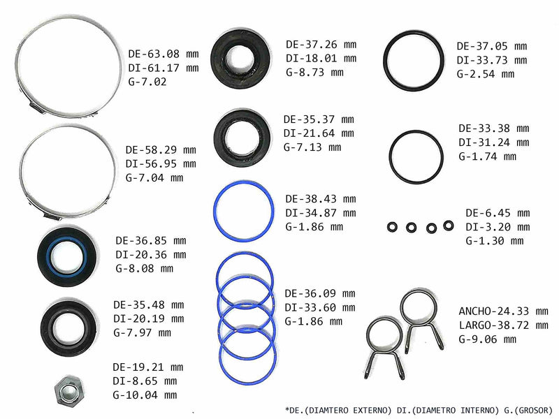 Power Steering Rack and Pinion Kit Transtec Toyota Tercel 1989/90