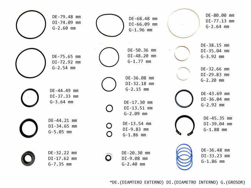 Power Steering Gear Seal Kit Lexus LX450 1995/98 Toyota Landcruiser 1990/98