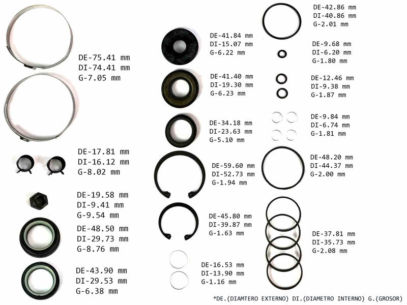 Power Steering Rack and Pinion Kit Transtec Ford Ranger Explorer 98/02 Mazda B2500 B3000 B4000 98/99