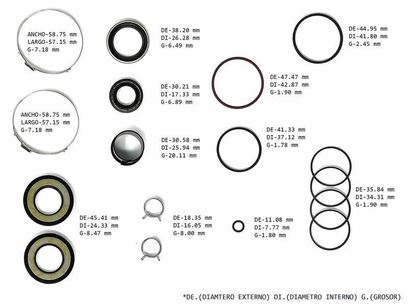 Power Steering Rack and Pinion Kit Transtec Nissan Altima 2002/05 Maxima 2002/07