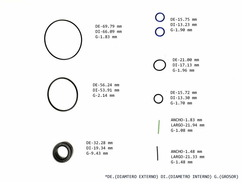 Power Steering Pump Seal Kit Honda Civic 2001/02