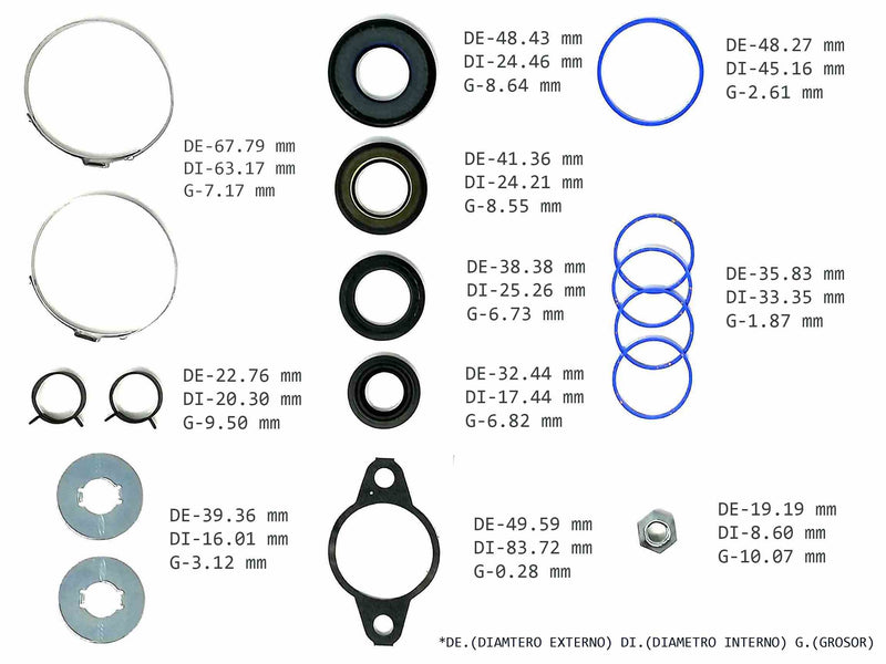 Power Steering Rack and Pinion Kit Transtec Honda Odyssey 2005/14