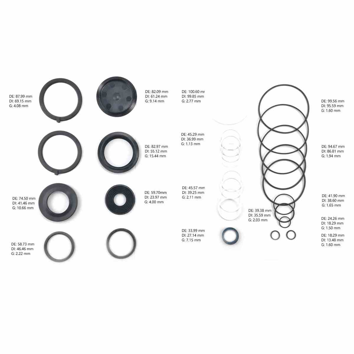8843 Power Steering Complete Gear Seal Kit Zf 8095 — Sun Transmissions