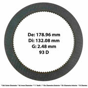 Friction Plate Raybestos Forward Clutch (Rear) [4] High Energy A618 48RE 47RE 47RH