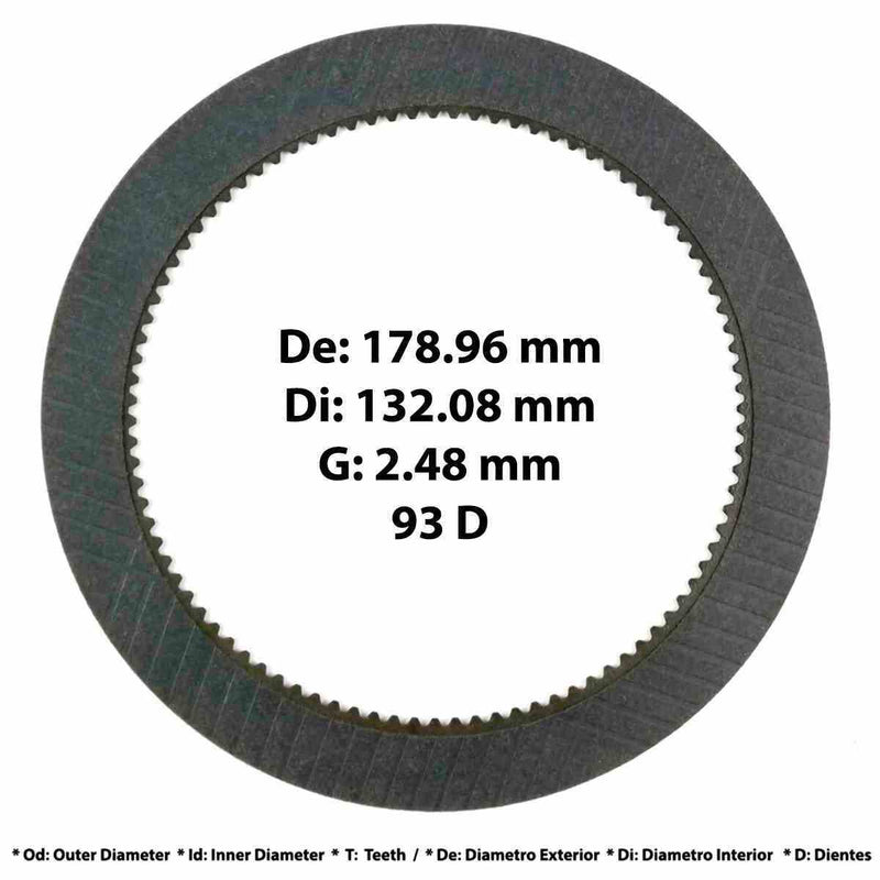 Friction Plate Raybestos Forward Clutch (Rear) [4] High Energy A618 48RE 47RE 47RH