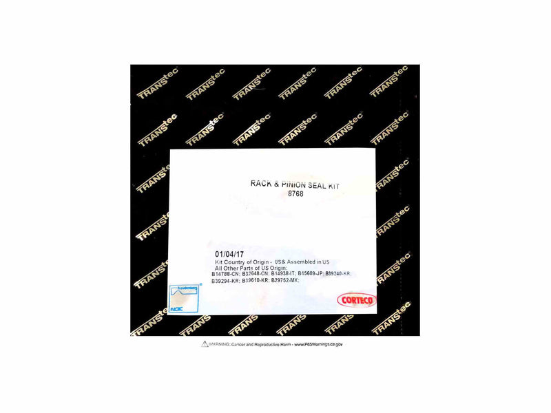 Power Steering Rack and Pinion Kit Transtec Hyundai Santa Fe 2007/09