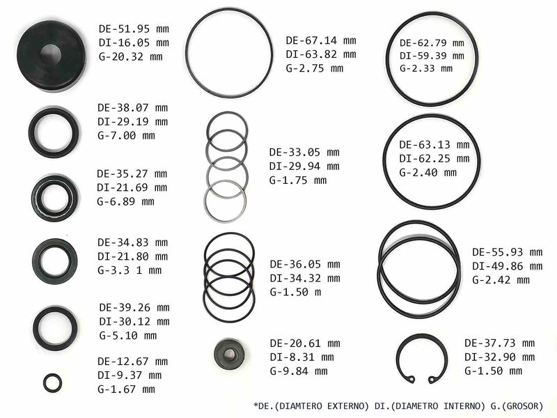 Power Steering Gear Seal Kit Transtec Mazda B2000 B2200 B2600 RX7