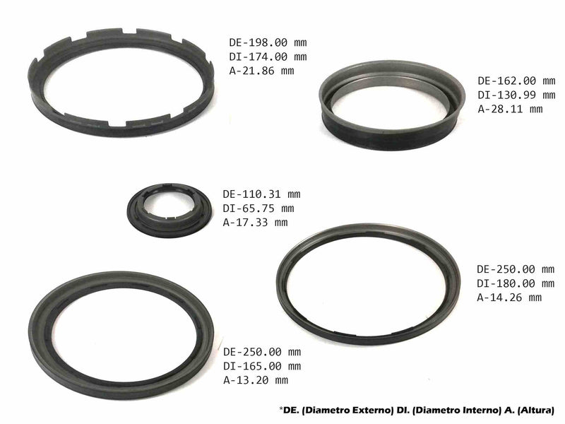 Piston Kit 1st Gen 6T40 2008/12