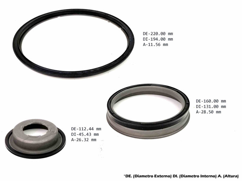 Piston Kit Transtec 9T45 9T50 9T60 9T65 2017/UP