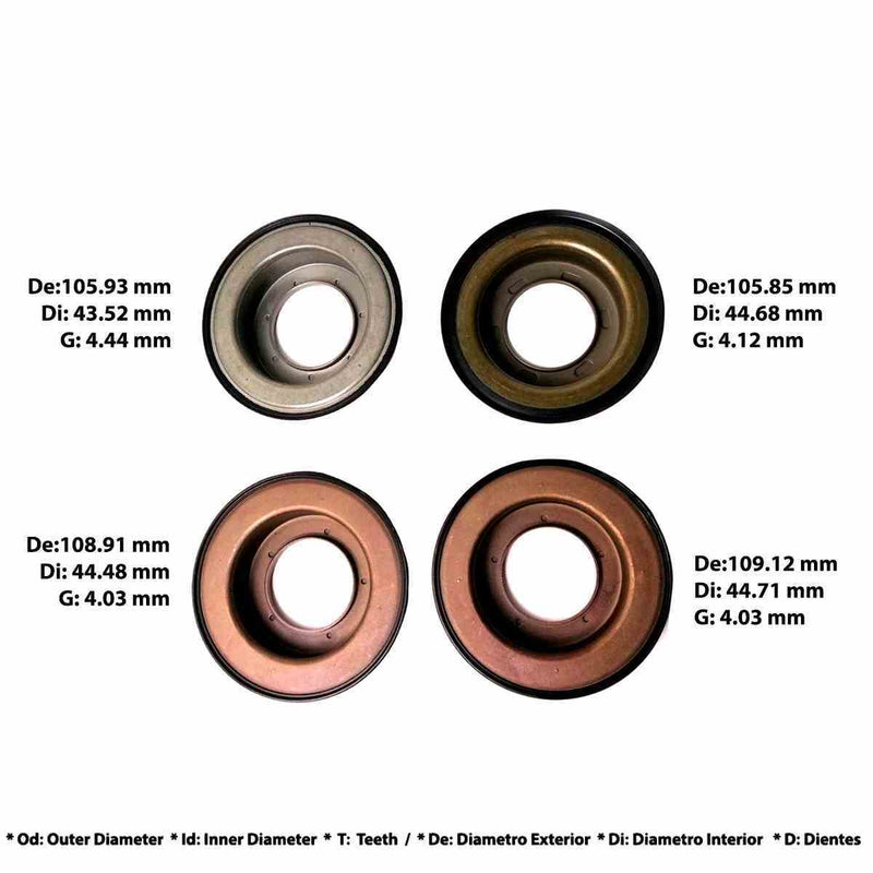 Piston Kit [4] B5LA B5MA B5SA B5RA BZKA MNZA BZNA MZKA MZJA BZJA MZHA BZHA MM7A M91A B90A BJ1A M8SA