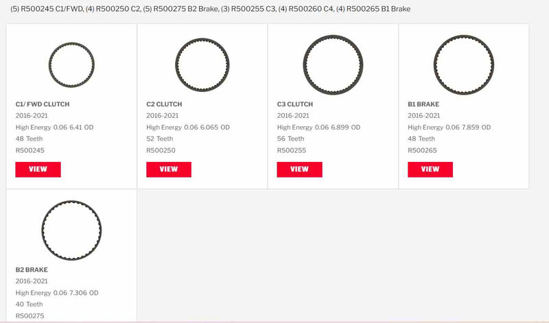Pack Friction Raybestos Only UA80F UA80E AWF8G45 Toyota Lexus