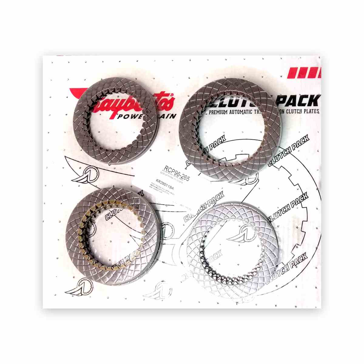 RCP96-265 Friction Pack Raybestos BB7A MT4A M7PA M8EA MMHA MMGA PV2A ...