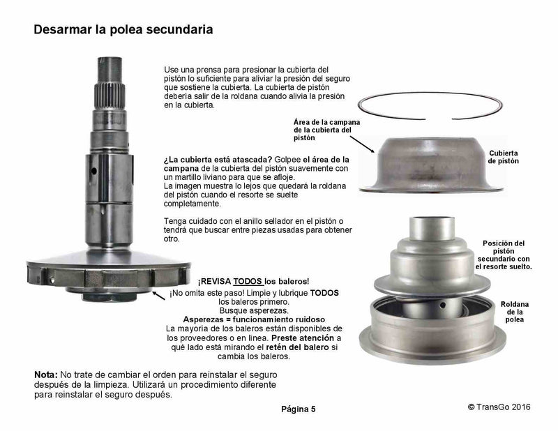 Transgo Pulley Tool Kit Fits JF011E JF015E 2007/UP