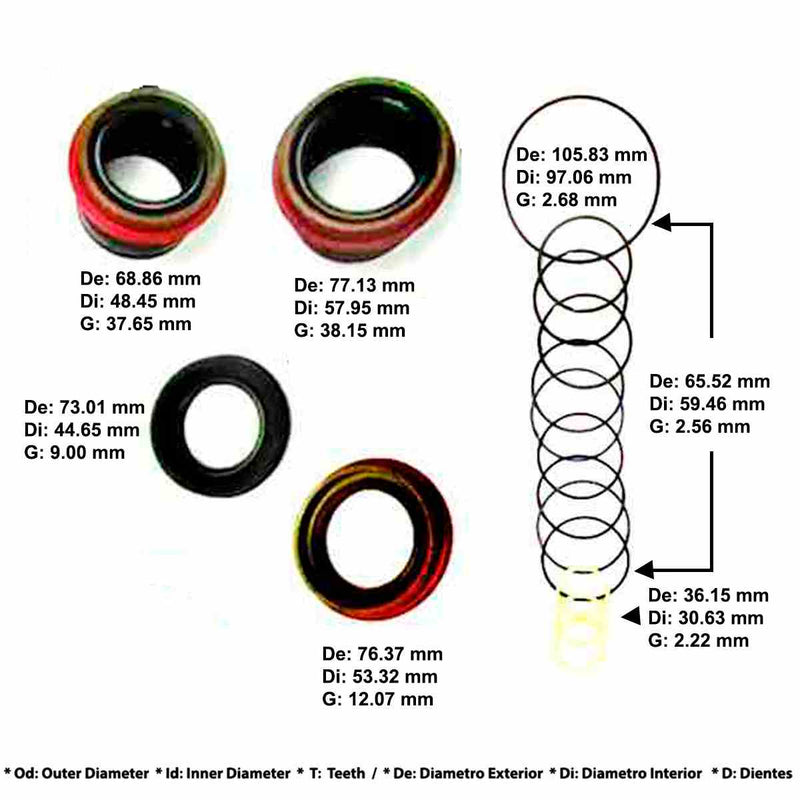 Overhaul Kit without Pistons 6L80 MYC