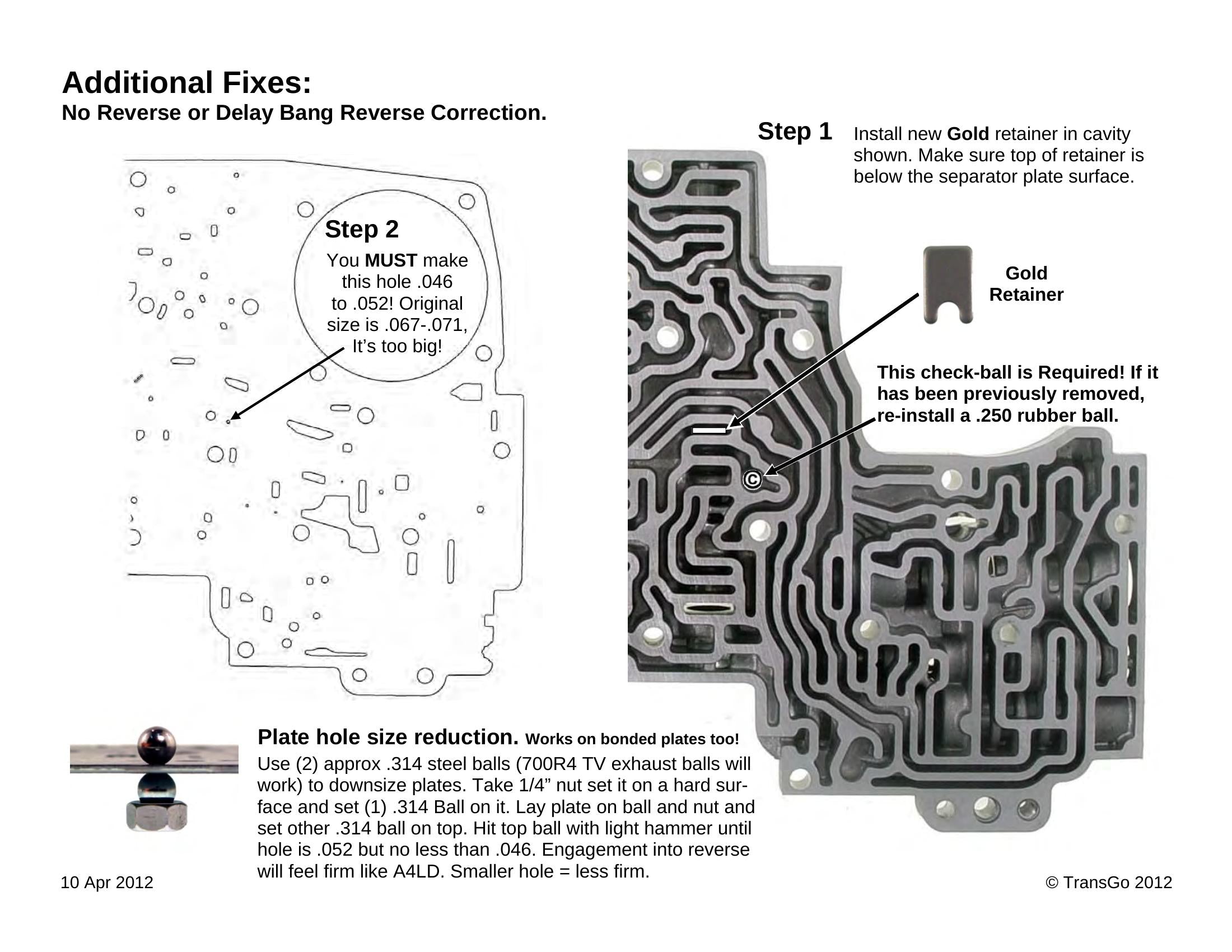 SK 44-55E Shift Kit Transgo 4R55E 5R55E 4R44E 5R44E — Sun