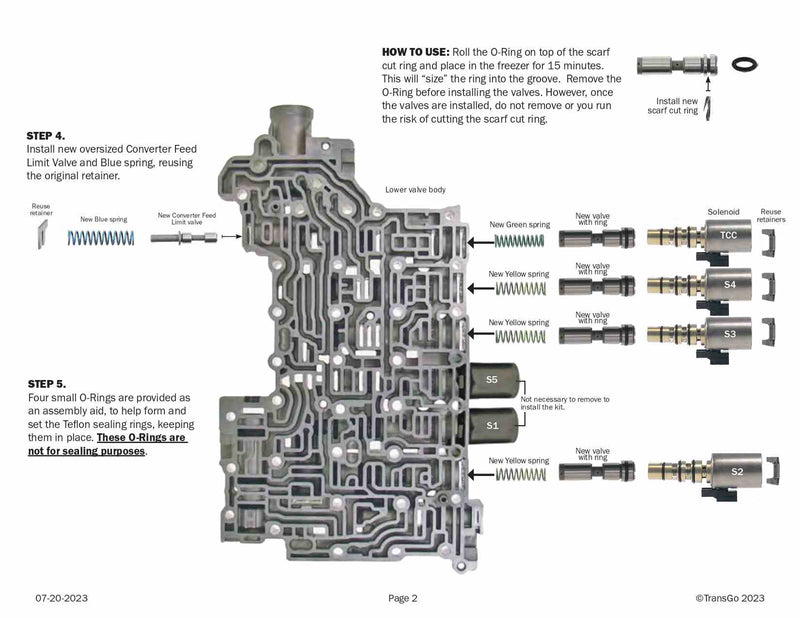 Transgo Shift Kit 8L45 8L90 2015/UP 
