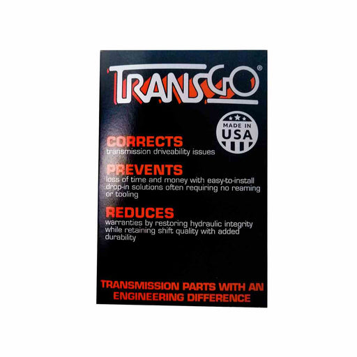 Transgo Pressure Regulator and Clutch Apply Boost Valve Kit U140E U140F U240E U241E