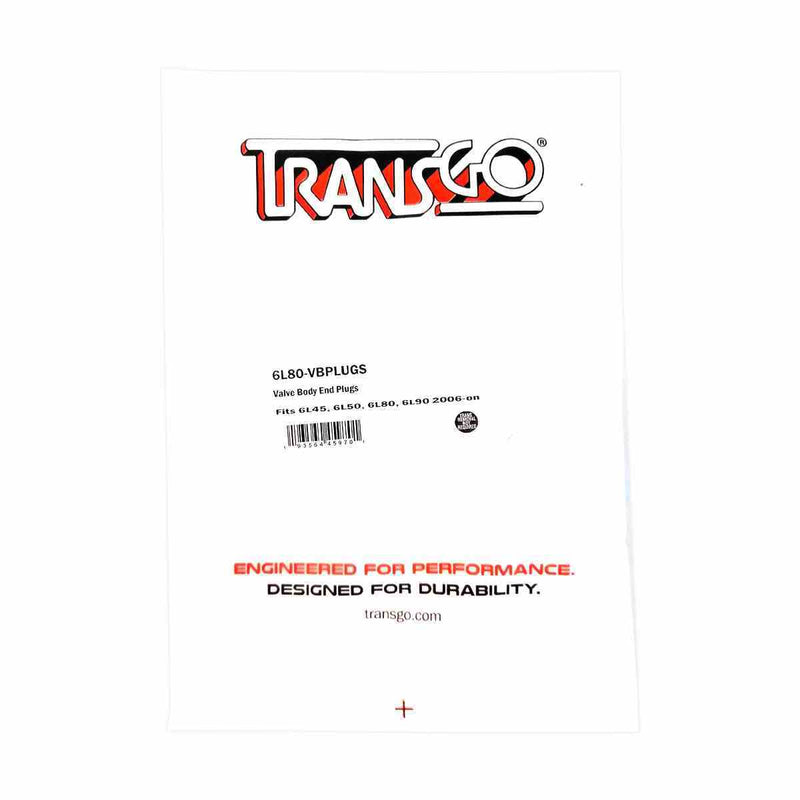 Transgo Valve Body Plugs 6L45 6L50 6L80 6L90