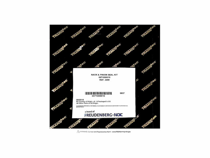 Power Steering Rack and Pinion Kit Transtec Toyota Highlander 2004/07