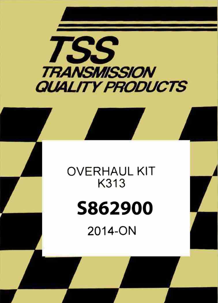 Overhaul Kit without Pistons K310 K311 K312