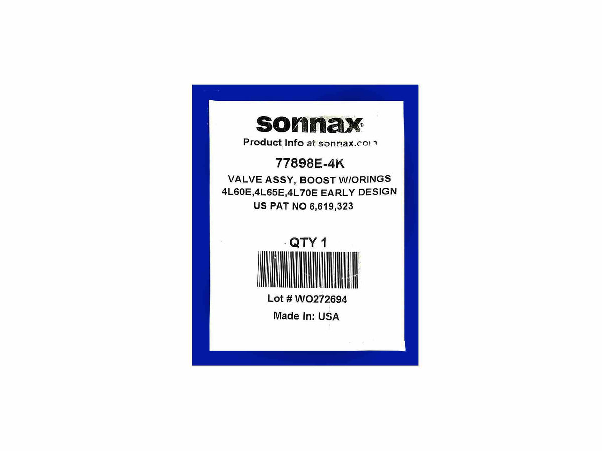 77898E-K Sonnax Early 4L60E, 4L65E Boost Zip Valve Kit .490" O-Ring - Foto 9
