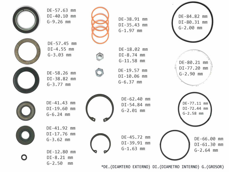 Power Steering Gear Seal Kit Ford Excursion 04/06 F-Models & Super Duty 2WD 4WD 04/07