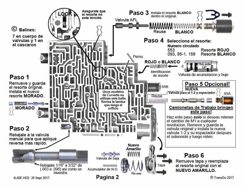 Shift Kit Transgo Reprogramming Kit with Gear Command 4L60E 4L65E 4L70E 