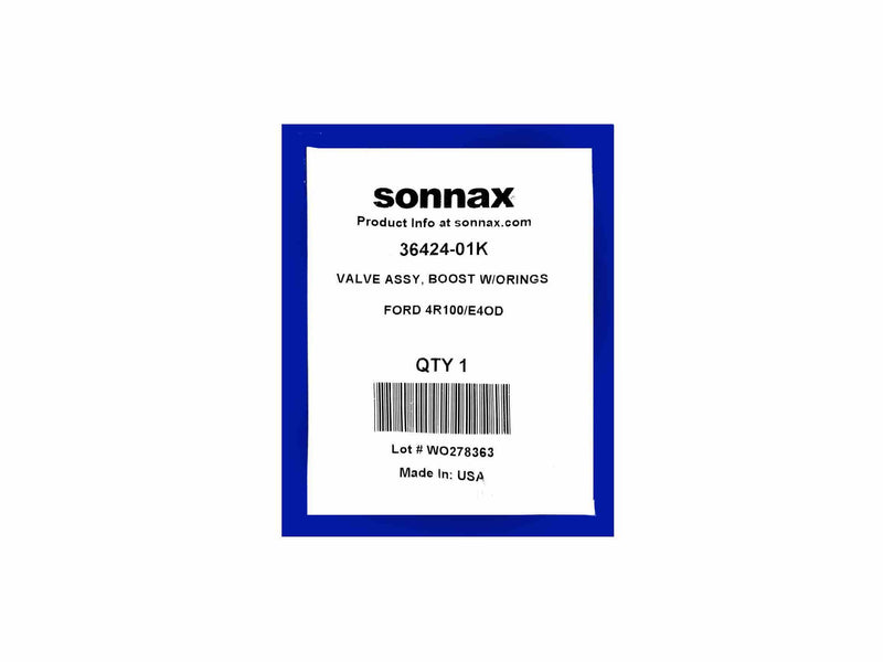 Boost Valve Kit Sonnax O-Ring Style E4OD 4R100