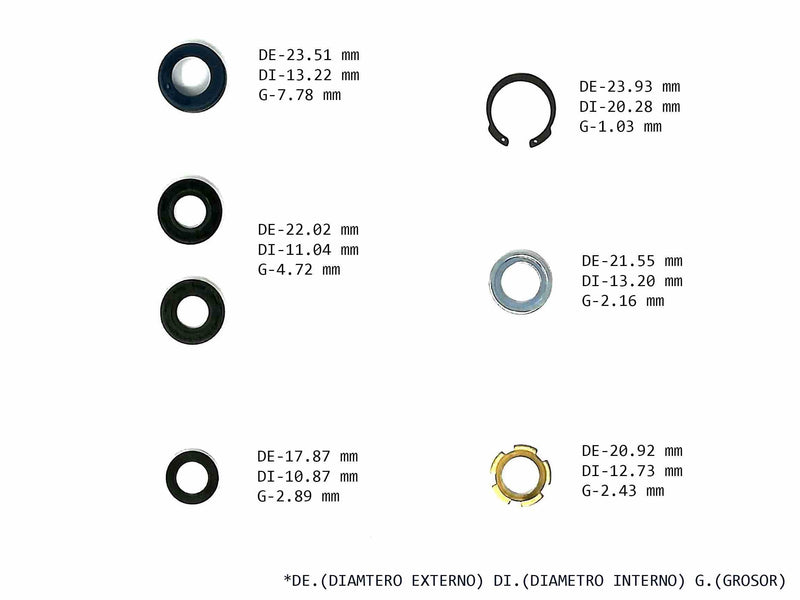 Power Steering Power Cylinder Seal Kit Transtec Ford Lincoln Mercury 1958/80
