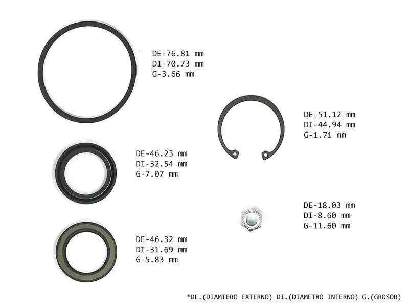 Power Steering Complete Pitman Kit Bronco Explorer Grand Marquis