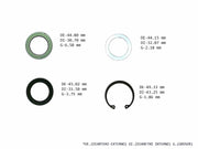 Power Steering Lower Pitman Shaft Kit Cadillac Chevrolet Dodge Gmc Jeep Pontiac Oldsmobile Hummer