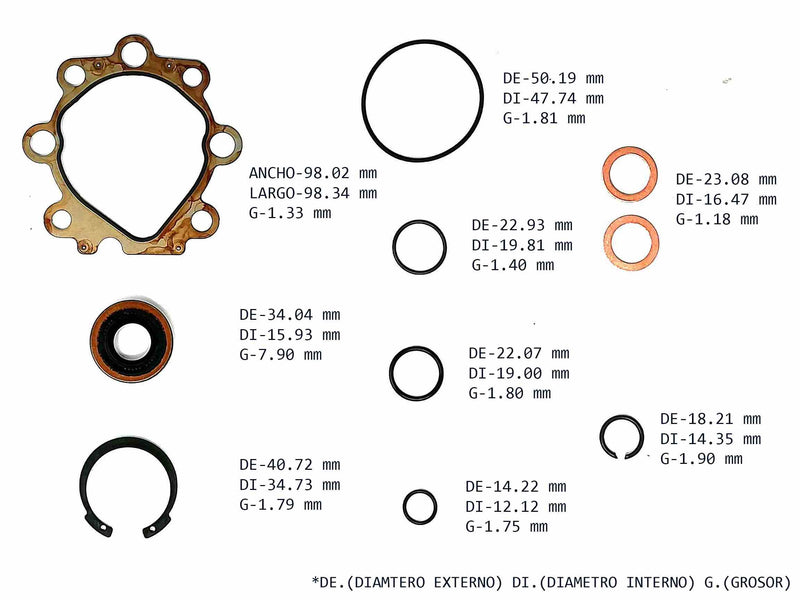 POWER STEERING PUMP SEAL KIT FOR LEXUS, TOYOTA 