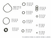 Power Steering Pump Seal Kit Mazda 6 Protege Mitsubishi Lancer Mirage Montero Suzuki Esteem