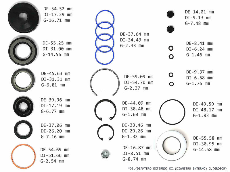 Power Steering Rack & Pinion Kit Avalanche Silverado Yukon Tahoe Escalade