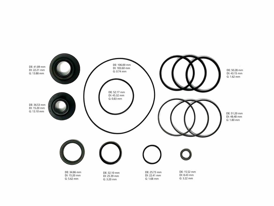 Input Shaft Only Seal Kit Transtec Rh Sheppard M80 M90 M100 M110 — Sun ...