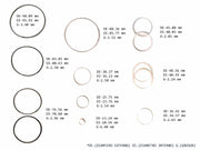 Complete Gear Seal Kit ZF 8014 71004293