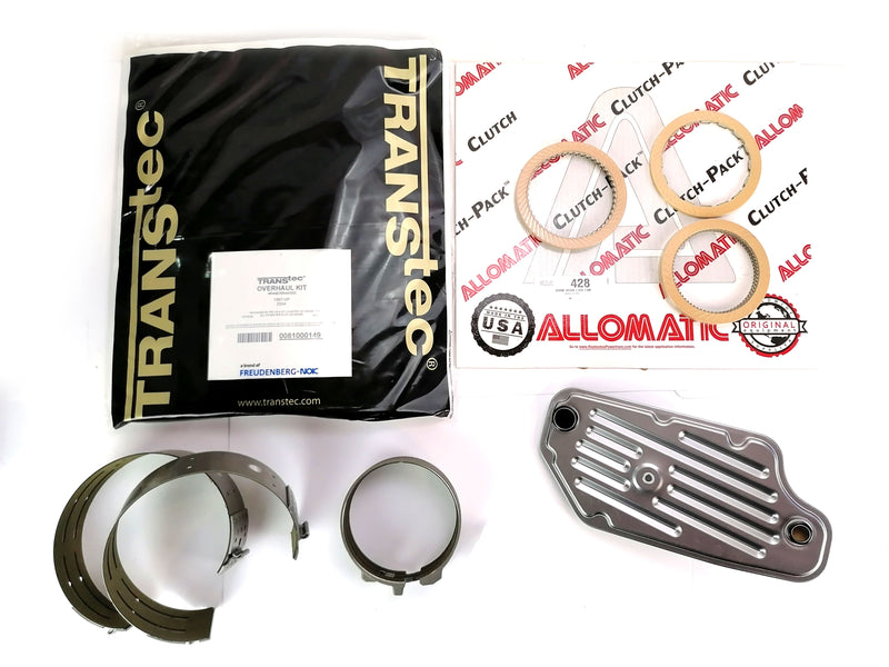 BANNER KIT TRANSTEC ALLOMATIC BANDS AND FILTER 1997/UP 4x4 4R44E 5R44E 5R55E - Suntransmissions