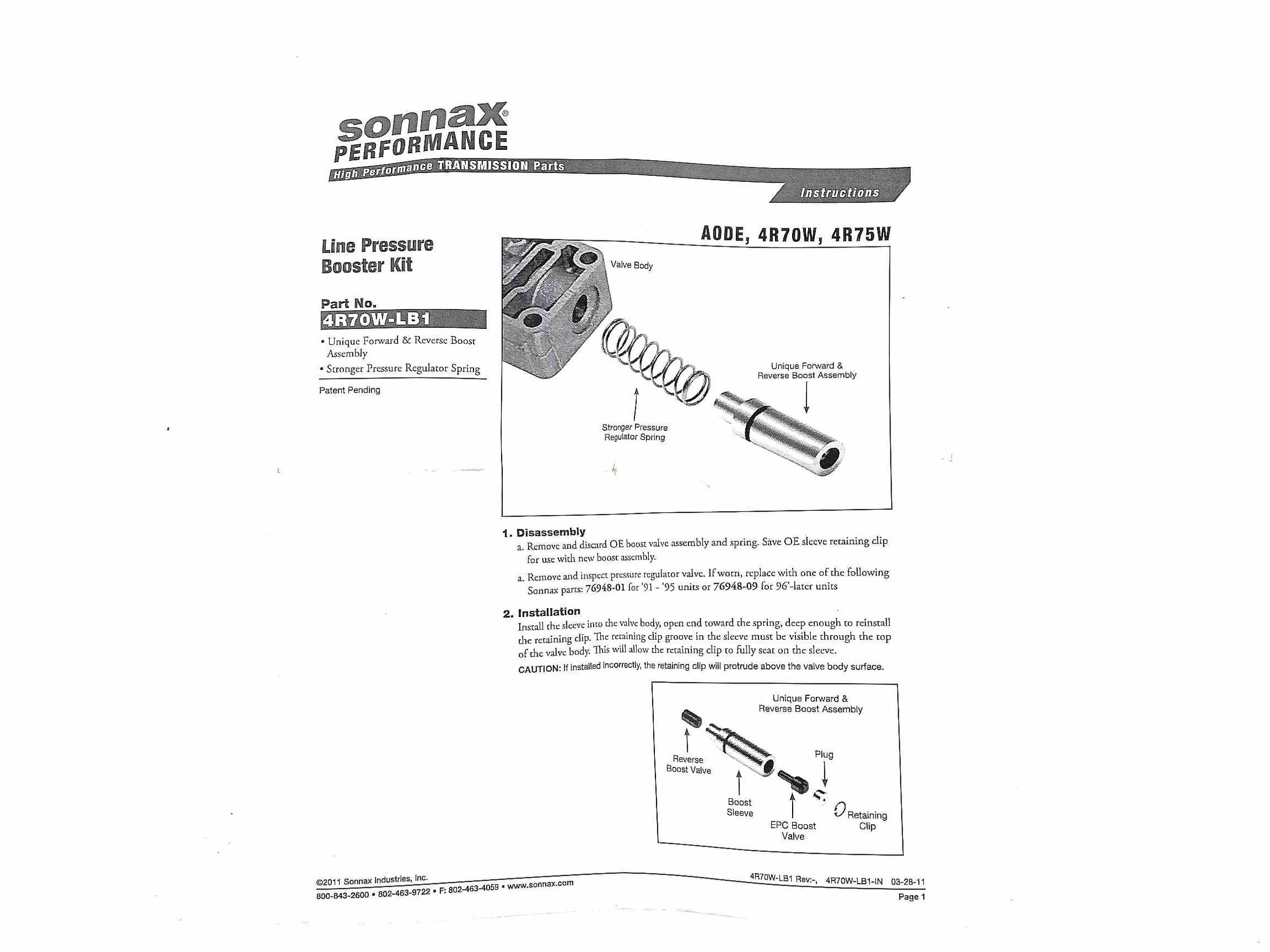 Safely Tune For Higher RFE Line Pressure With A Drop-In Lube - Foto 5
