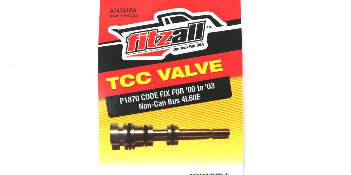 Tcc Valve P1870 Code Fitzall 4l60e — Sun Transmissions