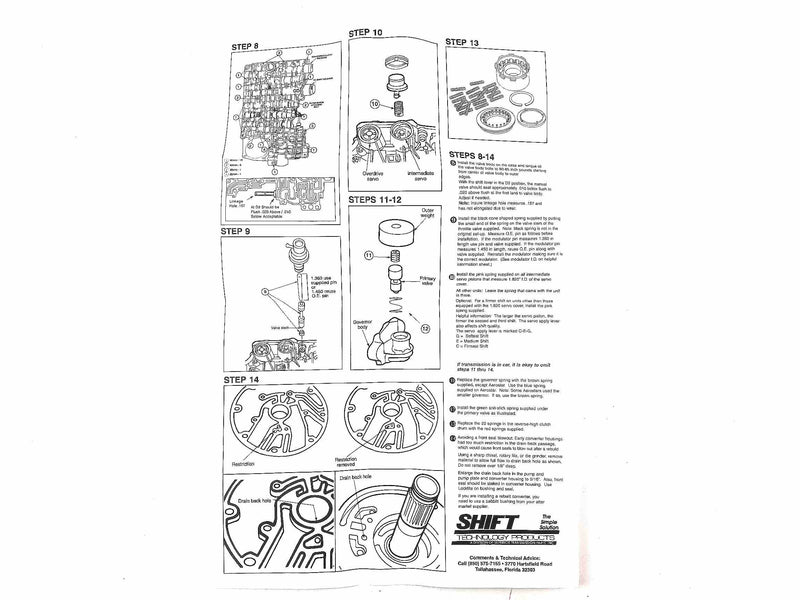 Shift Kit Superior Correction A4LD