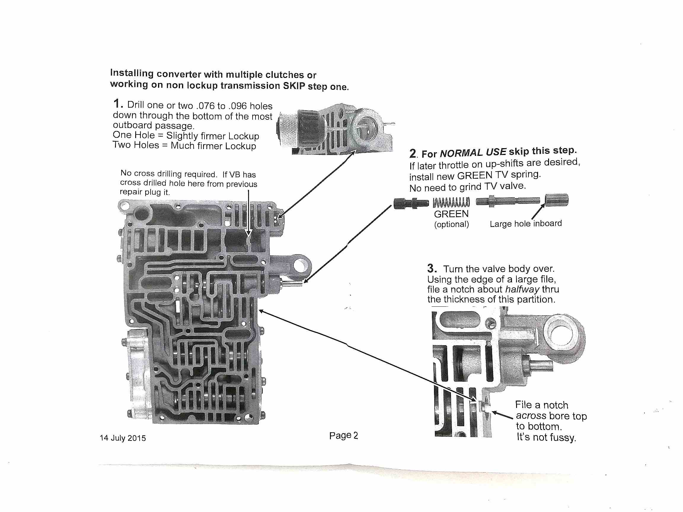 SK TFOD-Diesel Shift Kit Transgo Gas And Diesel A500 A518 A618